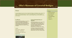 Desktop Screenshot of coveredbridgemuseum.org